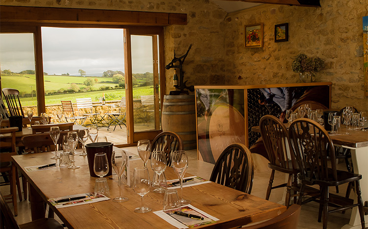 Furleigh Estate tasting room